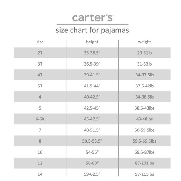 Carter's Boys Size 3T Holiday 2 Pc Black Red Buffalo Plaid Coat Style Pajama Set - Picture 5 of 5